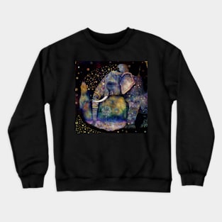 Elephant Spirit, Beautiful Wildlife Crewneck Sweatshirt